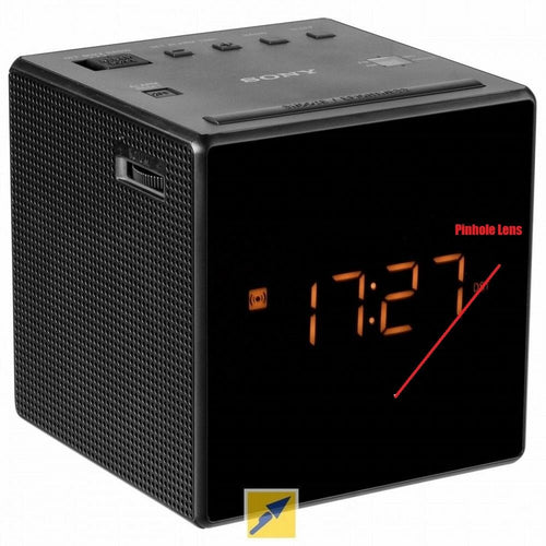 Clock Radio Security Spy Nanny Camera Hidden Cover- USA MADE and SHIPPED!