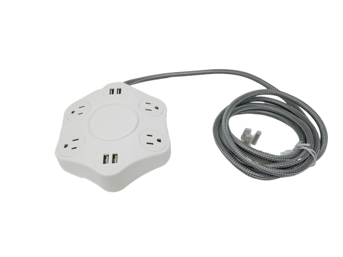 Outlet Tap Surge Protector USB Phone Charger w/ Wifi 4K UHD Hidden Nanny Camera