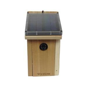 Self Recording Solar Powered Night Vision Birdhouse Camera with backup battery 1080P DVR