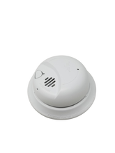 UHD 4k Hardwired WiFi Smoke Detector Camera with Nightvision Side View