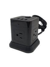 UHD 4k WiFI P2P Desktop Black Surge Protector Outlet Tap USB Charger Camera